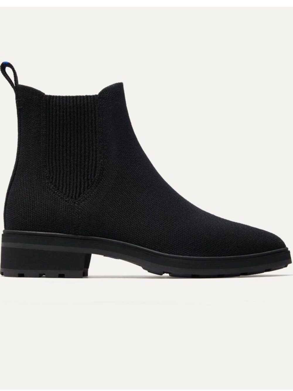 Rothy’s Black Knit Chelsea Boot - Women